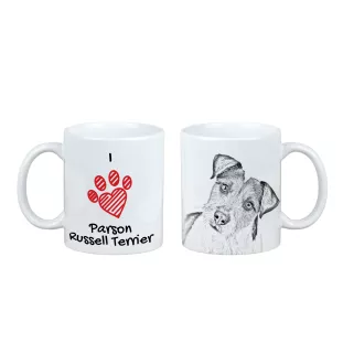 Terrier du révérend Russell, Parson Russell terrier - tasse avec chien, une tasse adorable avec une illustration, un cadeau avec votre photo de la marque Art-Dog