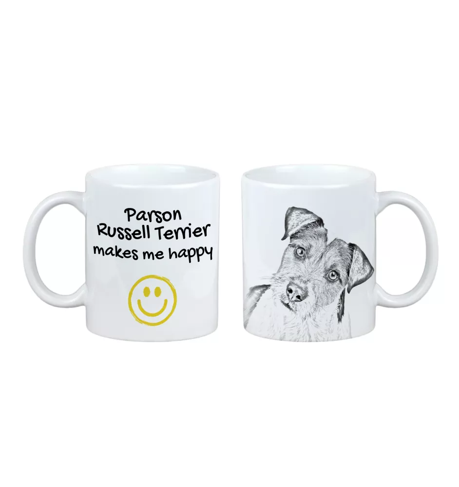 Parson Russell Terrier - Tasse mit Hund, fröhliche Tasse für Hundeliebhaber, personalisiertes Geschenk der Marke Art-Dog