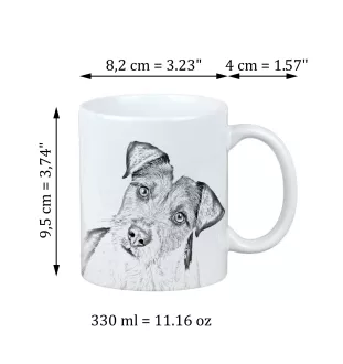 Parson Russell Terrier - cup with a dog, cheerful cup for a dog lover, personalized gift from the Art-Dog brand