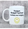 Parson Russell Terrier - cup with a dog, cheerful cup for a dog lover, personalized gift from the Art-Dog brand