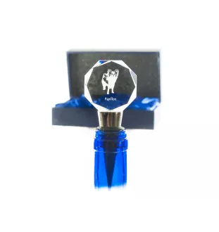 Papillon, Épagneul nain continental papillon - Bouchon de bouteille, bouchon de vin en cristal avec photo, cadeau personnalisé pour barman par la marque Art-Dog