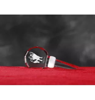 Papillon, Kontinentaler Zwergspaniel - Kristallflaschenverschluss, einzigartiger Weinverschluss mit Foto, personalisiertes Geschenk für Sommelier der Marke Art-Dog