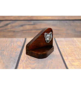 Papillon, Épagneul nain continental papillon - bougeoir en bois avec un chien, support pour bougie chauffe-plat, lieu de mémoire pour chien de la marque Art-Dog