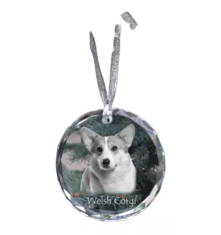 Pembroke Welsh Corgi medal kryształowy z psem Art-Dog