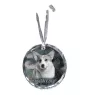 Pembroke Welsh Corgi - crystal bauble with a photo, dog photo in crystal, personalized Christmas tree ornament by Art-Dog brand