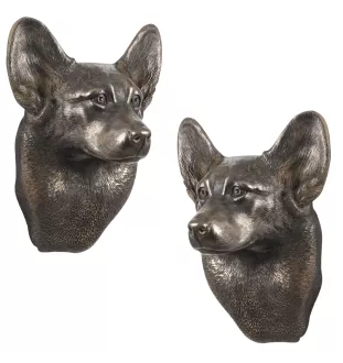 Pembroke Welsh Corgi - Statue de chien, buste suspendu, décoration unique pour les amoureux des chiens par la marque Art-Dog
