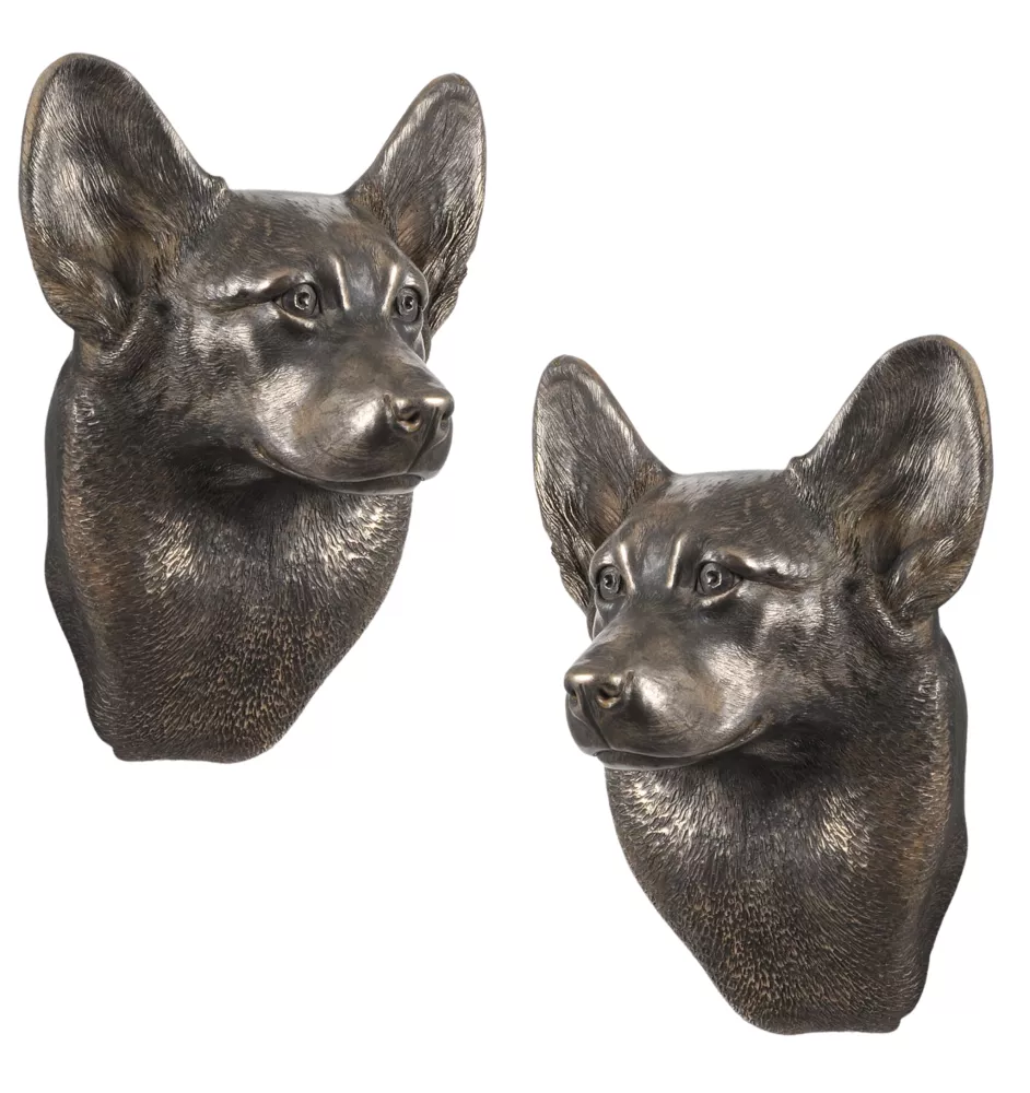 Pembroke Welsh Corgi - Hundestatue, hängende Büste, einzigartige Dekoration für Hundeliebhaber der Marke Art-Dog