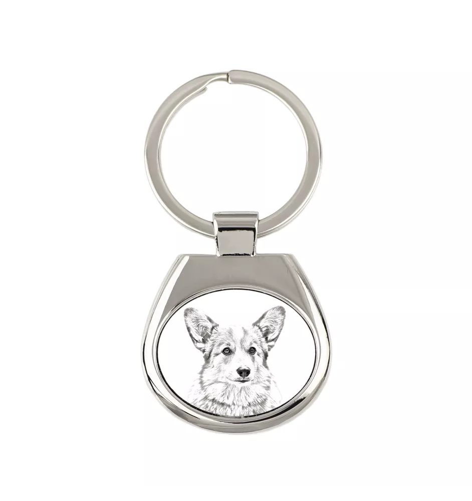 Pembroke Welsh Corgi - keychain with a dog, keychain with a print, personalized pendant from the Art-Dog brand