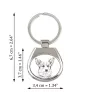 Pembroke Welsh Corgi - keychain with a dog, keychain with a print, personalized pendant from the Art-Dog brand