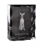 Peruvian Hairless Dog, Peruvian Viringo, Naked Dog - crystal with a picture of a dog, glass statuette with a picture, unique frame with a picture from Art-Dog brand