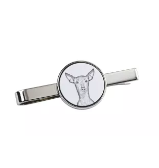 Peruanischer Nackthund, Viringo - Krawattenklammer mit Hund, personalisierter Krawattenclip, einzigartiges Geschenk für Männer von der Marke Art-Dog