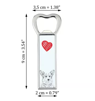 Pembroke Welsh Corgi - ouvre-bouteille avec chien, ouvre-bouteille personnalisé pour réfrigérateur, cadeau unique pour homme de la marque Art-Dog