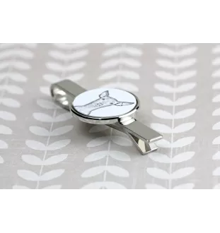 Peruvian Hairless Dog, Peruvian Viringo, Naked Dog - tie clip with a dog, personalized tie clip, a unique gift for a man from the Art-Dog brand