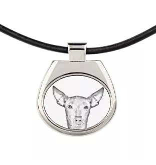 Peruvian Hairless Dog, Peruvian Viringo, Naked Dog - dog necklace, personalized pendant with a photo, unique necklace for women and men by Art-Dog brand