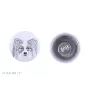 Papillon, Épagneul nain continental papillon - boucles d'oreilles uniques avec un chien, votre animal de compagnie sur un porte-clés, marque propre Art-Dog