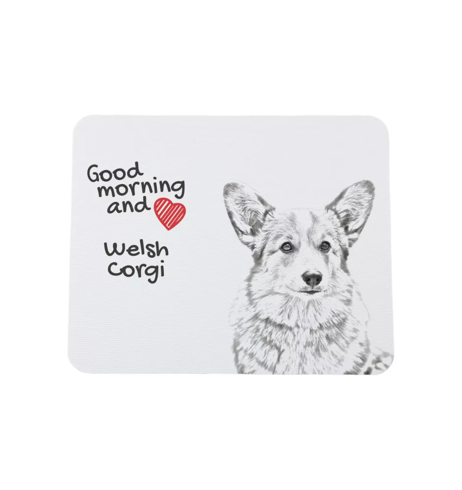 Pembroke Welsh Corgi - mouse pad with print, personalized dog-themed mouse pad, unique gadget for an office worker by Art-Dog brand