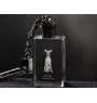Chien nu du Pérou - Porte-clés en cristal avec photo de chien, porte-clés lumineux, cadeau unique de la marque Art-Dog