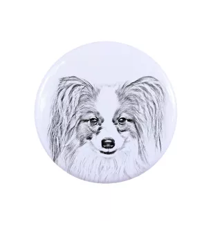 Papillon, Kontinentaler Zwergspaniel - Damen Schmuck mit dem Bild eines Hundes, handgefertigtes Produkt, Möglichkeit, Ihr eigenes Foto hinzuzufügen, Marke Art-Dog