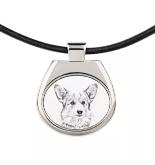 Pembroke Welsh Corgi - dog necklace, personalized pendant with a photo, unique necklace for women and men by Art-Dog brand