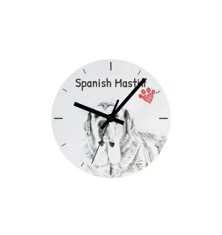 Pembroke Welsh Corgi - wall clock with a dog, shelf clock with a print, personalized home decoration from the Art-Dog brand