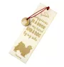 Papillon, Continental Toy Spaniel, Butterfly dog - dog bookmark, personalized bookmark, dog gadget for Art-Dog brand readers