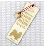 Papillon, Continental Toy Spaniel, Butterfly dog - dog bookmark, personalized bookmark, dog gadget for Art-Dog brand readers