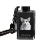 Pembroke Welsh Corgi - Crystal key ring with dog photo, illuminated key ring, unique gift by Art-Dog brand