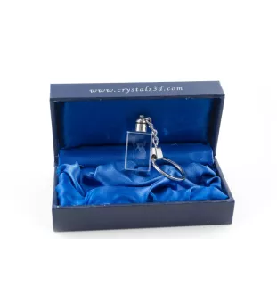 Pembroke Welsh Corgi - Schlüsselanhänger aus Kristall mit Hundefoto, beleuchteter Schlüsselanhänger, einzigartiges Geschenk der Marke Art-Dog