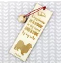 Papillon, Épagneul nain continental papillon I - marque-page pour livre avec chien, marque-page personnalisé, accessoire canin pour les lecteurs de la marque Art-Dog