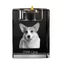 Pembroke Welsh Corgi - Candle holder with dog photo, crystal tealight holder, personalised gift by Art-Dog brand
