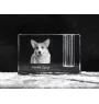Pembroke Welsh Corgi - Stifthalter, Kristallorganizer mit Hundefoto, einzigartige Schreibtischdekoration der Marke Art-Dog