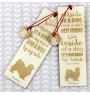 Papillon, Continental Toy Spaniel, Butterfly dog - dog bookmark, personalized bookmark, gift for bookworm from Art-Dog brand