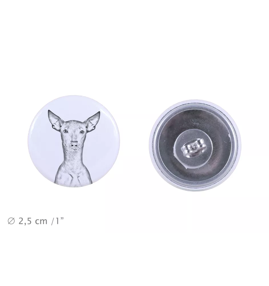 Chien nu du Pérou - boucles d'oreilles uniques avec un chien, votre animal de compagnie sur un porte-clés, marque propre Art-Dog