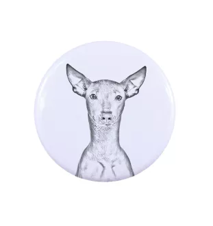 Peruvian Hairless Dog, Peruvian Viringo, Naked Dog - unique dog earrings, your pet on a keychain, Art-Dog's own brand