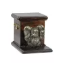 Papillon, Continental Toy Spaniel, Butterfly dog - urn for dog ashes with a statuette, elegant urn for a dog, unique urn with a bust of a dog by Art-Dog brand
