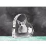 Pembroke Welsh Corgi zegar w kształcie serca z psem Art-Dog