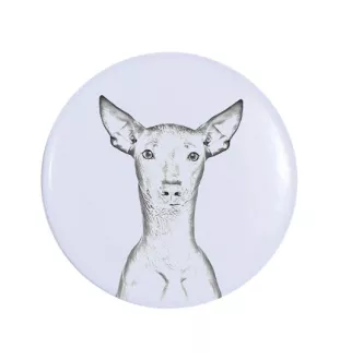 Peruvian Hairless Dog, Peruvian Viringo, Naked Dog - women's jewelry with a dog portrait, handmade product, possibility to add your own photo, Art-Dog brand