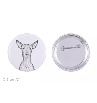 Chien nu du Pérou - badge avec votre chien, ajoutez votre propre photo, marque Art-Dog