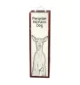 Chien nu du Pérou - boîte à vin avec chien, boîte à alcool avec graphisme, boîte cadeau personnalisée de la marque Art-Dog