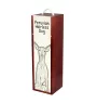 Chien nu du Pérou - boîte à vin avec chien, boîte à alcool avec graphisme, boîte cadeau personnalisée de la marque Art-Dog