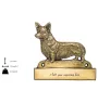 Pembroke Welsh Corgi - Haustürschild mit Hund, Messingschild mit Namen, personalisiertes Türschild mit Markennamen Art-Dog