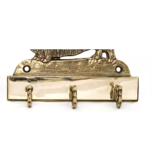 Pembroke Welsh Corgi - porte-clés avec chien, support en laiton pour accessoires pour chiens, élégante décoration pour le couloir de la marque Art-Dog