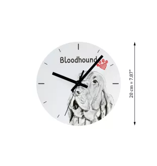 Peruvian Hairless Dog, Peruvian Viringo, Naked Dog - wall clock with a dog, shelf clock with a print, personalized home decoration from the Art-Dog brand
