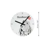 Peruvian Hairless Dog, Peruvian Viringo, Naked Dog - wall clock with a dog, shelf clock with a print, personalized home decoration from the Art-Dog brand
