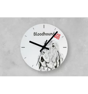 Chien nu du Pérou - horloge murale avec chien, horloge de table avec impression, décoration personnalisée de la maison de la marque Art-Dog