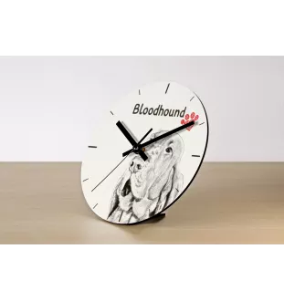 Chien nu du Pérou - horloge murale avec chien, horloge de table avec impression, décoration personnalisée de la maison de la marque Art-Dog