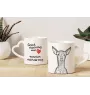 Chien nu du Pérou - tasse avec chien, une tasse adorable avec une anse en forme de cœur, un cadeau universel de la marque Art-Dog