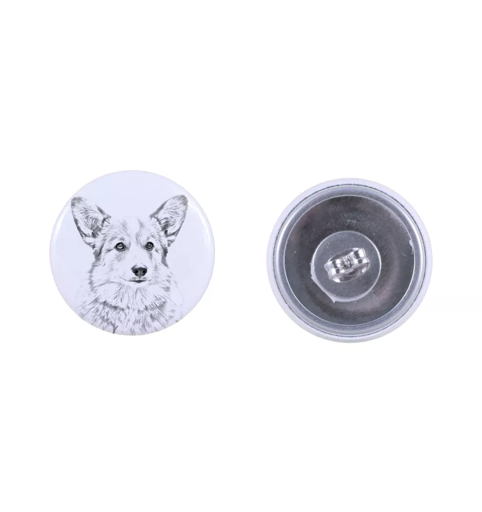 Pembroke Welsh Corgi - boucles d'oreilles uniques avec un chien, votre animal de compagnie sur un porte-clés, marque propre Art-Dog