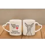 Chien nu du Pérou - tasse avec chien, une tasse adorable avec une anse en forme de cœur, un cadeau universel de la marque Art-Dog