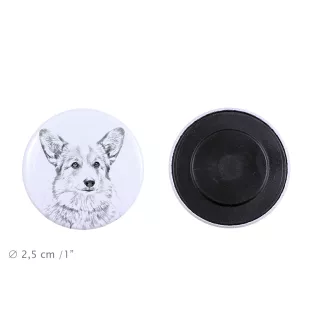 Pembroke Welsh Corgi - magnet with a dog's pupil, exceptionally light, strong magnet, handmade product by the Art-Dog brand